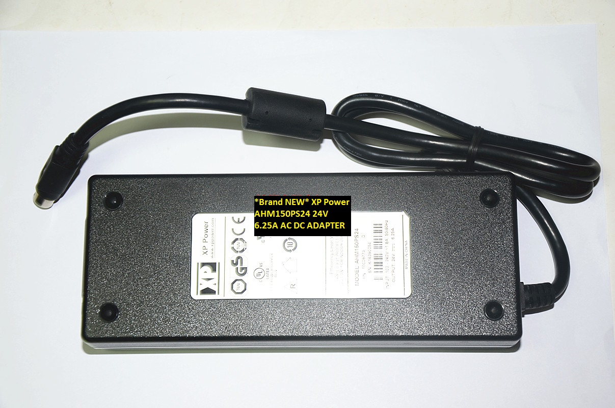 *Brand NEW*XP Power AC100-240V AHM150PS24 4pin 24V 6.25A AC DC ADAPTER